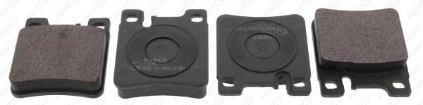 Rear disc brake pad set (6781), Mercedes-Benz